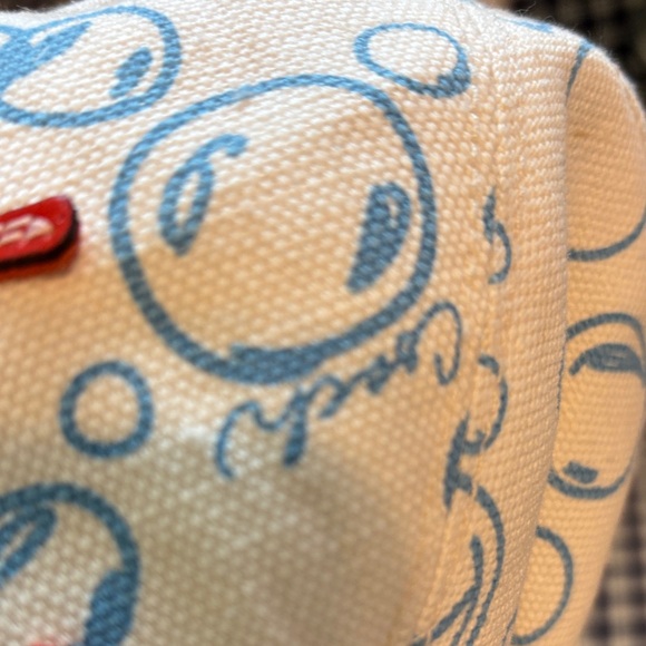 Coach Beach Bucket Hat with Red Coral  and bubble Design main image 5
